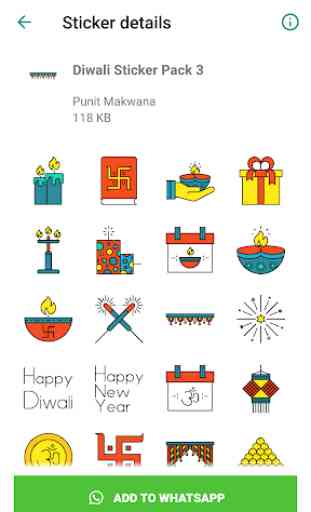 Diwali Stickers for WhatsApp WAStickerApps 4