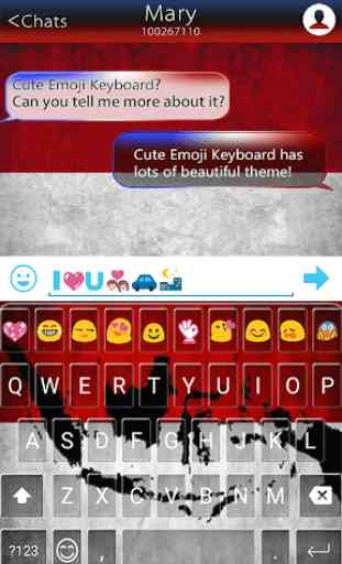 Indonesia Emoji Keyboard Theme 1