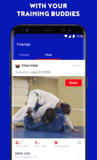Marune - Martial Arts Training Log & Social App 4