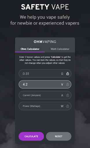 OHMVaping - Calculate your vape 2