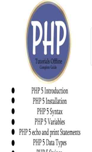 PHP Tutorials Offline 1