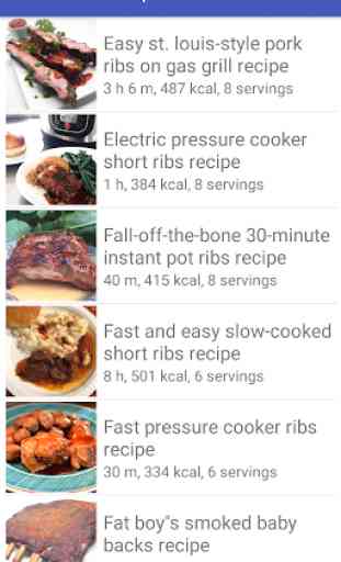 Ribs recipes for free app offline with photo 1