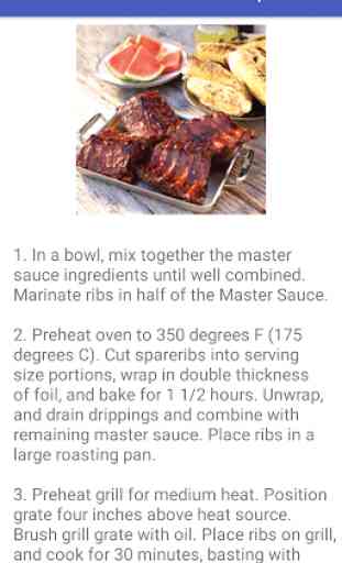 Ribs recipes for free app offline with photo 2