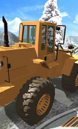 Snow Excavator Dredge Simulator - Rescue Game 2