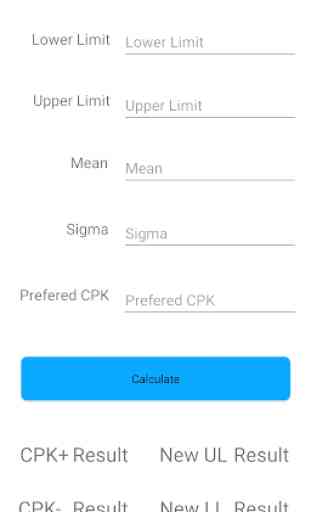Statistical CP / CPK Calculator 3