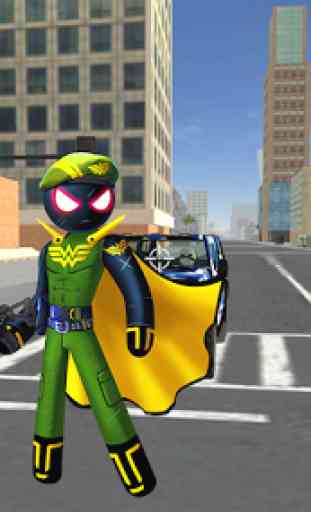 Super Army Stickman Rope Hero Vice Town Crime 1