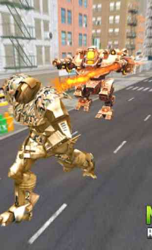 US Army Robot Monster Truck War 2