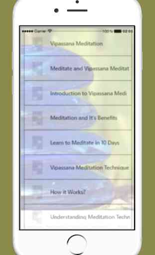 Vipassana Meditation 1