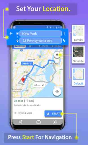 Application GPS Route Finder: mappy ginko navigat 3