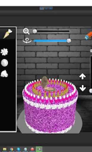 Cake icing real 3d cake maker 1
