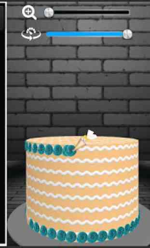 Cake icing real 3d cake maker 2