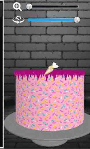 Cake icing real 3d cake maker 4