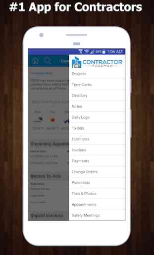 Contractor Foreman (Project Management Software) 1