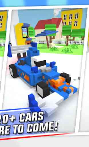 Crossy Brakes : Blocky Toon Racer 4