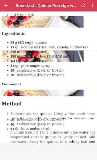 Diet Recipes Low FODMAP 1