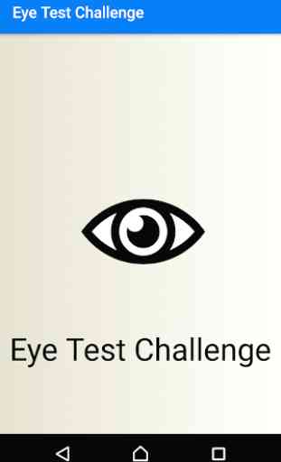 Eye Test Challenge 1