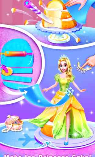 Ice Princess Comfy Cake -Baking Salon for Girls 2