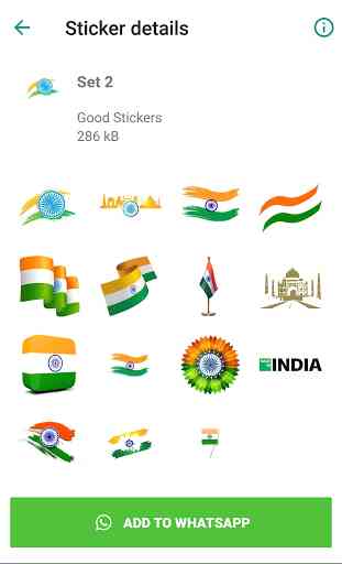 Indian Flag Stickers for Whatsapp – WAStickerApps 1