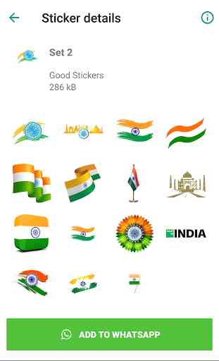 Indian Flag Stickers for Whatsapp – WAStickerApps 3