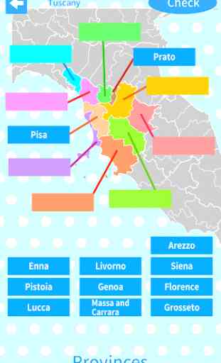 Italy Regions & Provinces Map Quiz 2