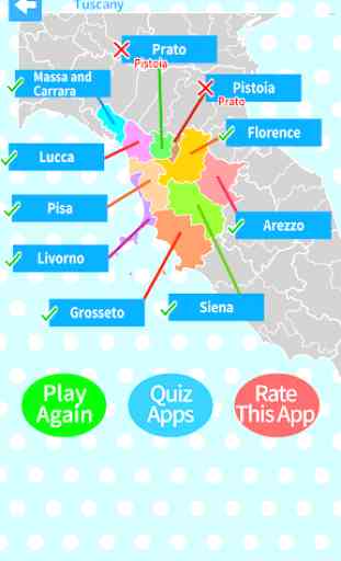 Italy Regions & Provinces Map Quiz 3
