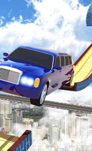 Limousine Climb Stunts Fun: Turbo Car Racing Games 2