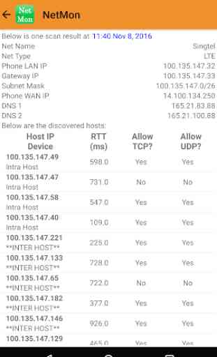 NetMon: Network Scanner & Port Monitor (3/4G/WiFi) 3