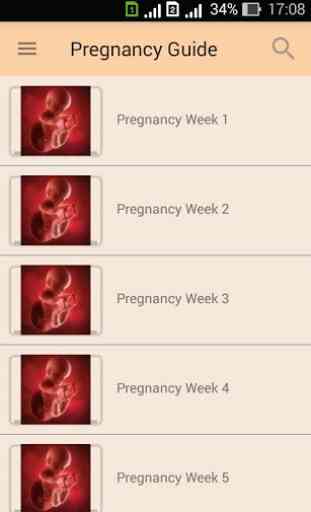 Pregnancy week by week. Children. Period tracker 1