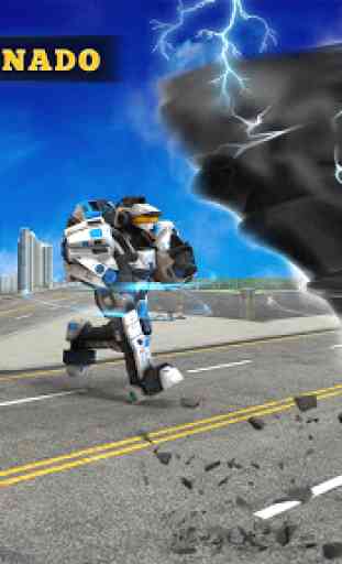 Robot Tornado futuriste:Transformation Wars Robot 2