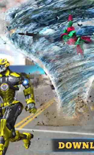 Robot Tornado futuriste:Transformation Wars Robot 4
