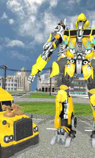 Truck Robot Transform War 3