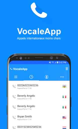 VocaleApp - Appels internationaux moins chers 2