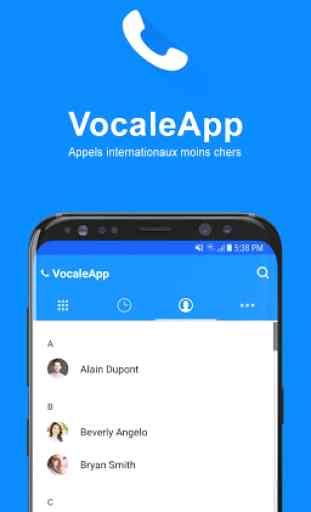 VocaleApp - Appels internationaux moins chers 3