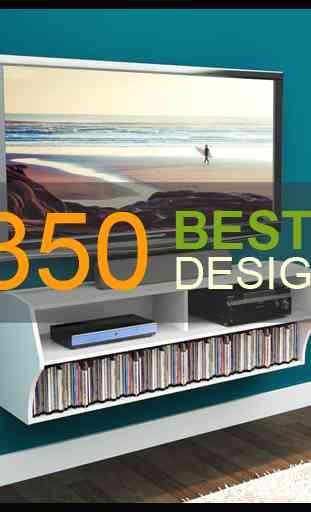 350 Étagères TV Design 1