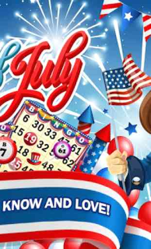4th of July - American Bingo 4