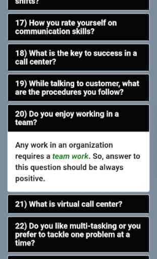Call Center Interview Questions 4