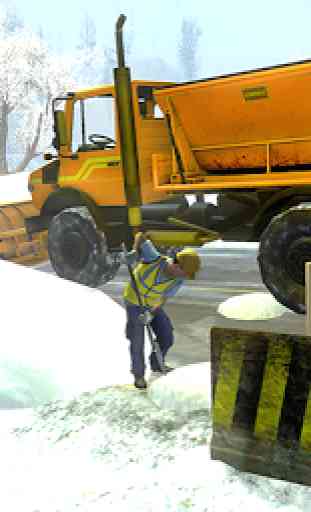 City Heavy Snow Excavator Simulator 3D 4