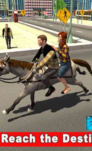 Horse Taxi 2019: Offroad City Transport Game 4