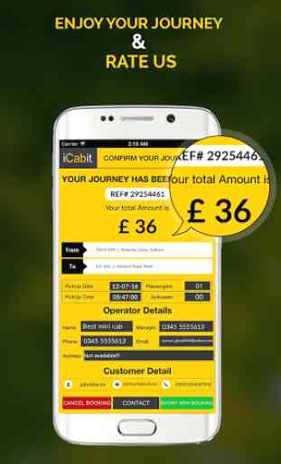 iCabit - Airport Taxi App UK 4