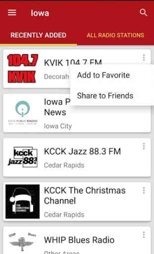 Iowa Radio Stations - USA 2