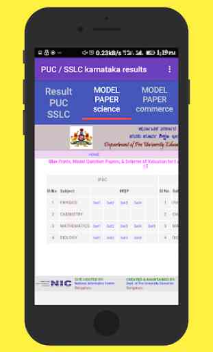 Karnataka Puc/SSLC results & MODEL PAPERS 2