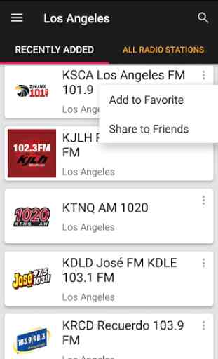 Los Angeles Radio Stations - California, USA 1