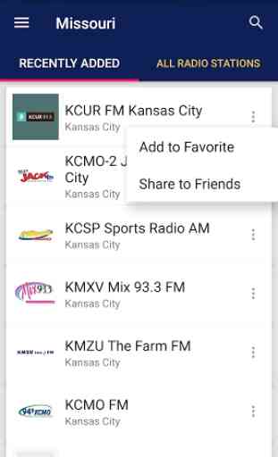 Missouri Radio Stations - USA 2