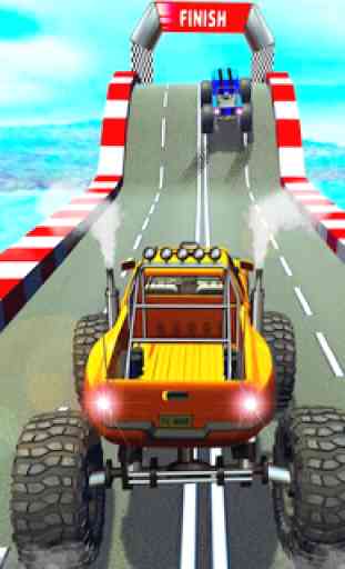 Monster Truck Impossible Mega Ramp Stunts Tracks 3