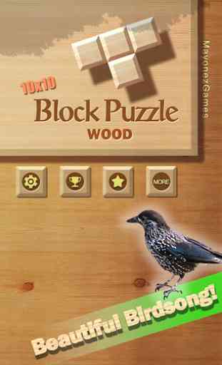 Puzzle de bloc de bois1010 1