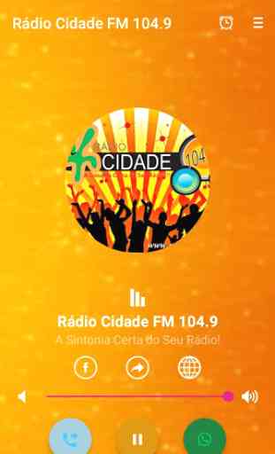 Rádio Cidade FM 104.9 Ouro, SC 1