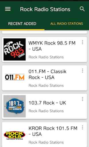 Rock Music Radio Stations 1