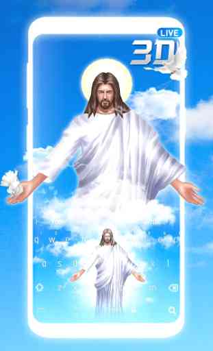 Vivre 3D Jésus Christ Clavier 1