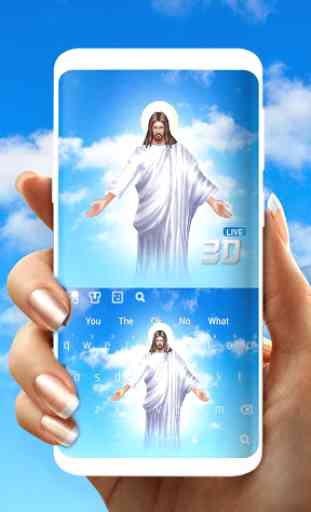 Vivre 3D Jésus Christ Clavier 2