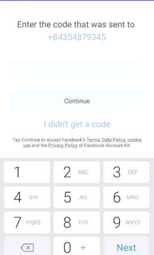 Account Kit Verify Phone / Email Demo 4